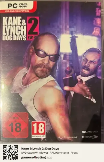 Kane & Lynch 2: Dog Days Computer, Germany box front