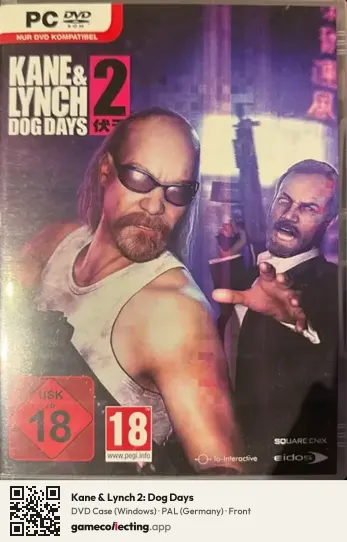 Kane & Lynch 2: Dog Days Computer, Germany box front