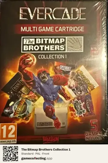The Bitmap Brothers Collection 1 Evercade, PAL box front