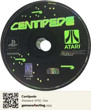 Centipede PlayStation, NTSC disc