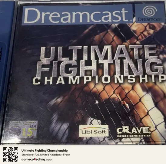 Ultimate Fighting Championship Sega Dreamcast, United Kingdom box front