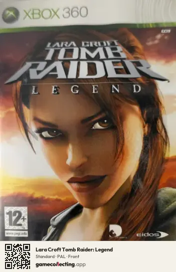Lara Croft Tomb Raider: Legend Xbox 360, PAL box front