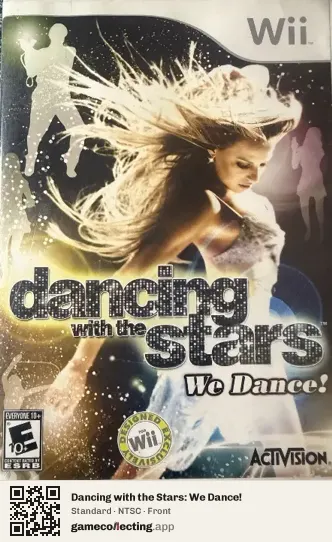 Dancing with the Stars: We Dance! Nintendo Wii, NTSC box front
