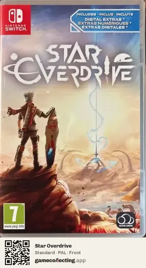 Star Overdrive Nintendo Switch, PAL box front