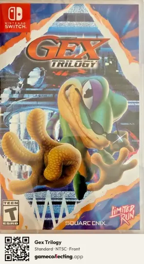 Gex Trilogy Nintendo Switch, NTSC box front