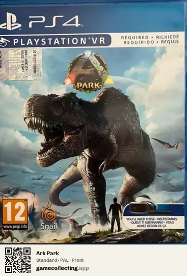 Ark Park PlayStation 4, PAL box front