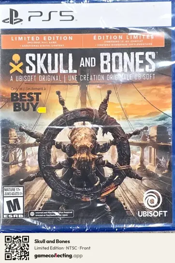 Skull and Bones PlayStation 5, NTSC box front