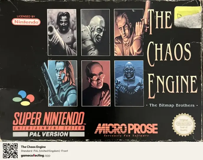 The Chaos Engine Super Nintendo Entertainment System, United Kingdom box front