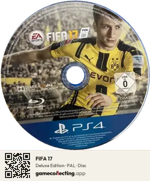 FIFA 17 PlayStation 4, PAL disc