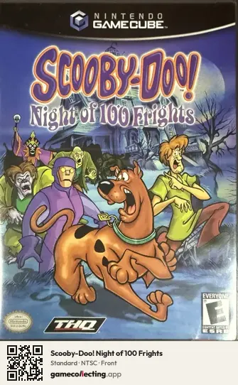 Scooby-Doo! Night of 100 Frights Nintendo GameCube, NTSC box front