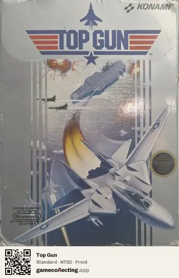Top Gun Nintendo Entertainment System, NTSC box front