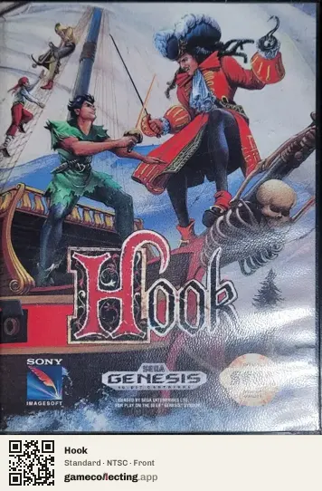 Hook Sega Mega Drive / Genesis, NTSC box front