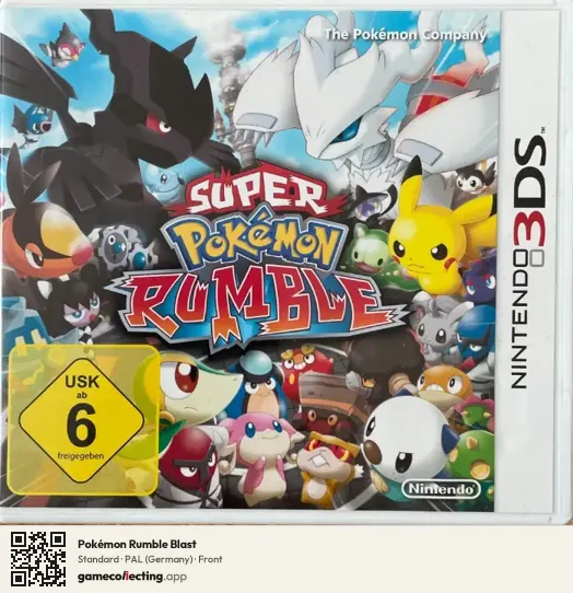 Pokémon Rumble Blast Nintendo 3DS, Germany box front