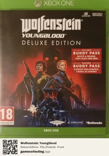 Wolfenstein: Youngblood Xbox One, Poland box front
