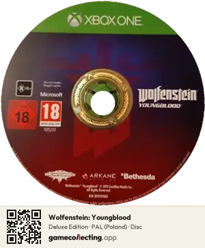 Wolfenstein: Youngblood Xbox One, PAL disc