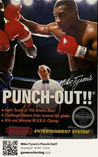 Mike Tyson's Punch-Out!! Nintendo Entertainment System, NTSC box front