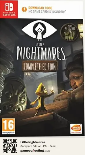 Little Nightmares Nintendo Switch, PAL box front