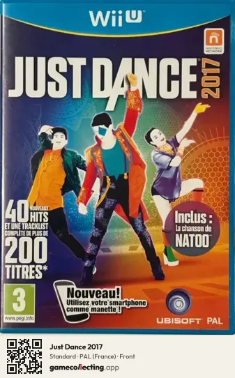 Just Dance 2017 Nintendo Wii U, France box front