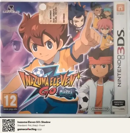 Inazuma Eleven GO: Shadow Nintendo 3DS, Italy box front