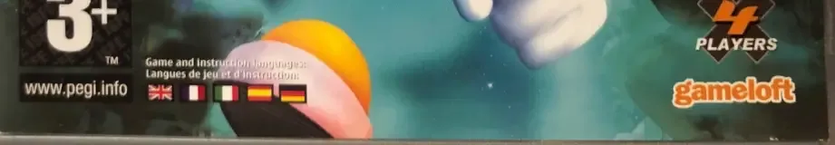 Rayman 3, the PEGI square on its front