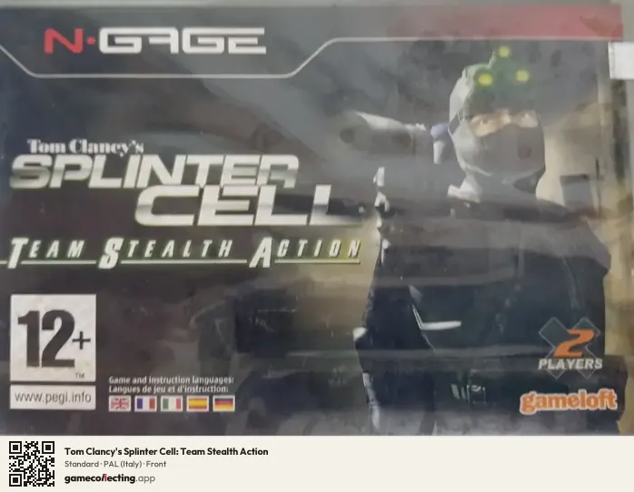 Tom Clancy's Splinter Cell: Team Stealth Action Nokia N-Gage, Italy box front
