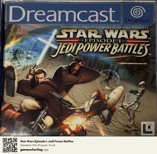 Star Wars Episode I: Jedi Power Battles Sega Dreamcast, France box front