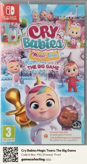 Cry Babies Magic Tears: The Big Game Nintendo Switch, France box front