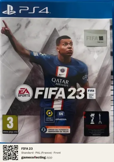 FIFA 23 PlayStation 4, France box front
