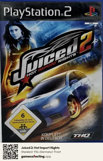 Juiced 2: Hot Import Nights PlayStation 2, Germany box front