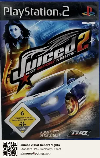 Juiced 2: Hot Import Nights PlayStation 2, Germany box front