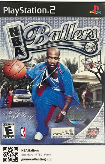 NBA Ballers PlayStation 2, NTSC box front