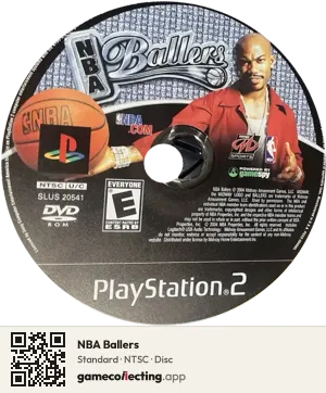 NBA Ballers PlayStation 2, NTSC disc