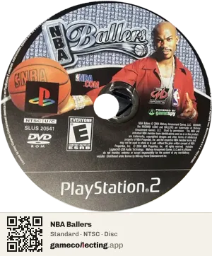 NBA Ballers PlayStation 2, NTSC disc