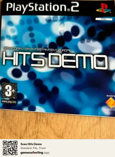 Scee Hits Demo PlayStation 2, PAL box front