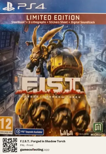 F.I.S.T.: Forged in Shadow Torch PlayStation 4, PAL box front