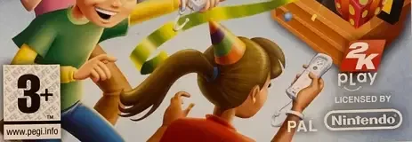 Birthday Party Bash, the PEGI square on its front