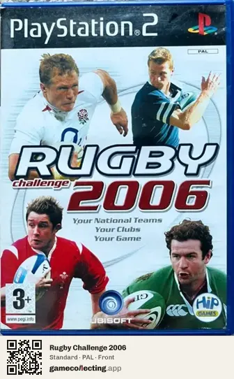 Rugby Challenge 2006 PlayStation 2, PAL box front