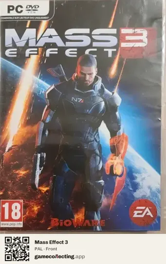 Mass Effect 3 Computer, PAL box front