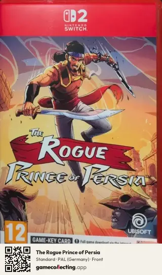The Rogue Prince of Persia Nintendo Switch 2, Germany box front