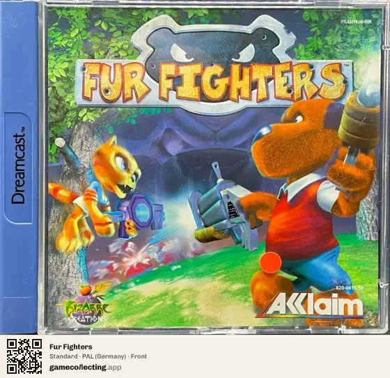 Fur Fighters Sega Dreamcast, Germany box front