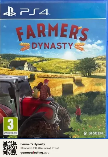 Farmer's Dynasty PlayStation 4, Germany box front