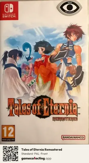 Tales of Eternia Remastered Nintendo Switch, PAL box front