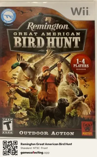 Remington Great American Bird Hunt Nintendo Wii, NTSC box front