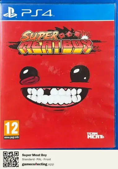 Super Meat Boy PlayStation 4, PAL box front