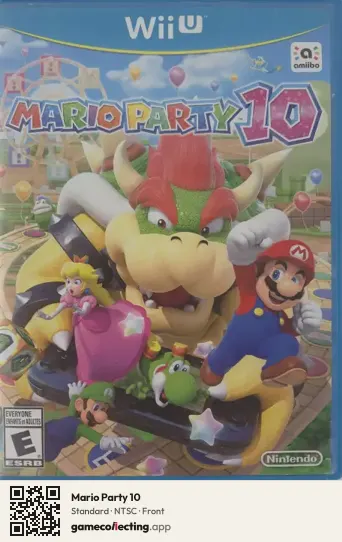 Mario Party 10 Nintendo Wii U, NTSC box front