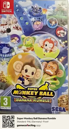 Super Monkey Ball Banana Rumble Nintendo Switch, Germany box front
