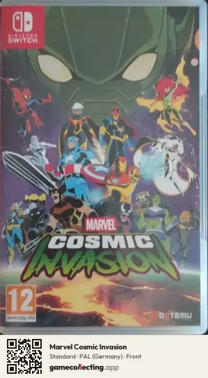 Marvel Cosmic Invasion Nintendo Switch, Germany box front
