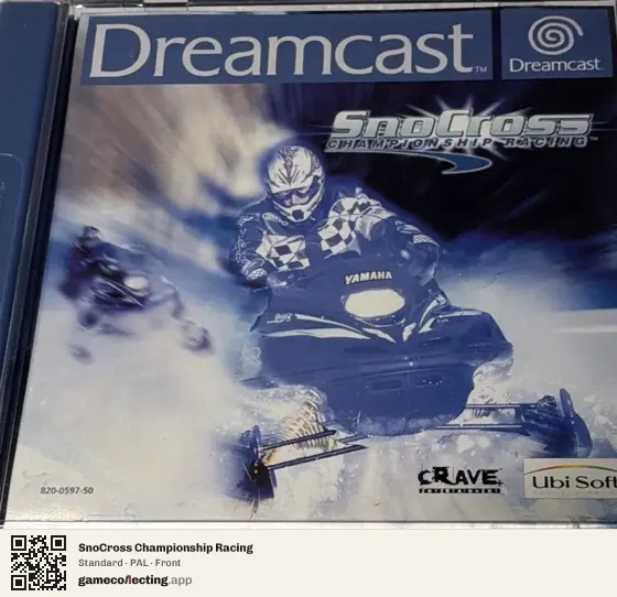 SnoCross Championship Racing Sega Dreamcast, PAL box front