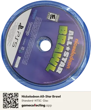 Nickelodeon All-Star Brawl PlayStation 5, NTSC disc