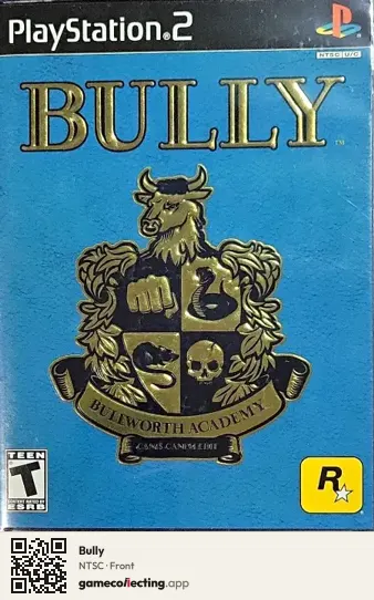 Bully PlayStation 2, NTSC box front
